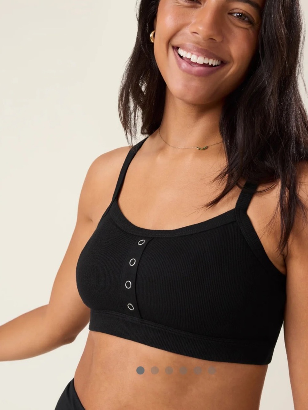 NWT Kindred Bravely Ribbed Bamboo Pumping Bralette